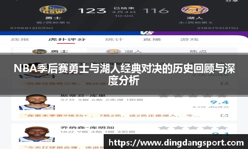 k1十年体育品牌NBA季后赛勇士与湖人经典对决的历史回顾与深度分析